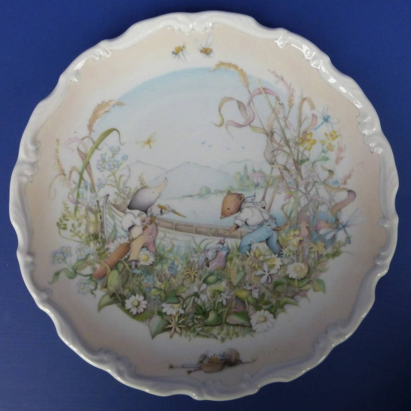 Royal Doulton Wind In The Willows Plate Preparations For The Boating Season