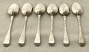 Georgian, George II, Six Scottish Silver Hanoverian Pattern Tablespoons. Edinburgh 1733 Charles Blair (Archibald Ure Assay Master). 13 troy ounces.