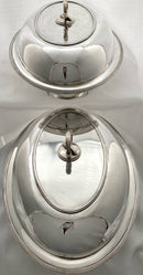 Georgian, George III, Pair of Silver Entree Dishes & Covers. London 1801 Thomas Robins. 78 troy ounces.