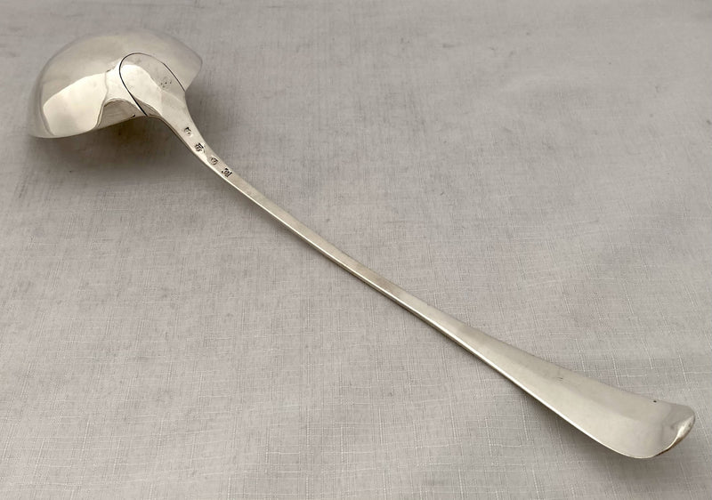 Georgian, George III, Scottish Silver Soup Ladle. Edinburgh 1770 James Gilliland. 6.4 troy ounces.