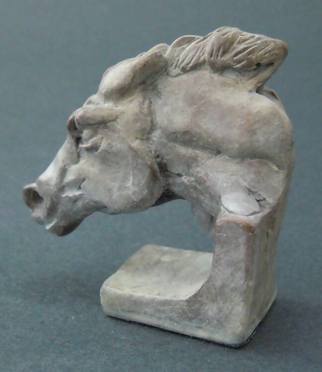 Racing Horse - bronze sculpture by Edward Waites