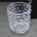 New Lalique: Blue lustre "Mossi" votive