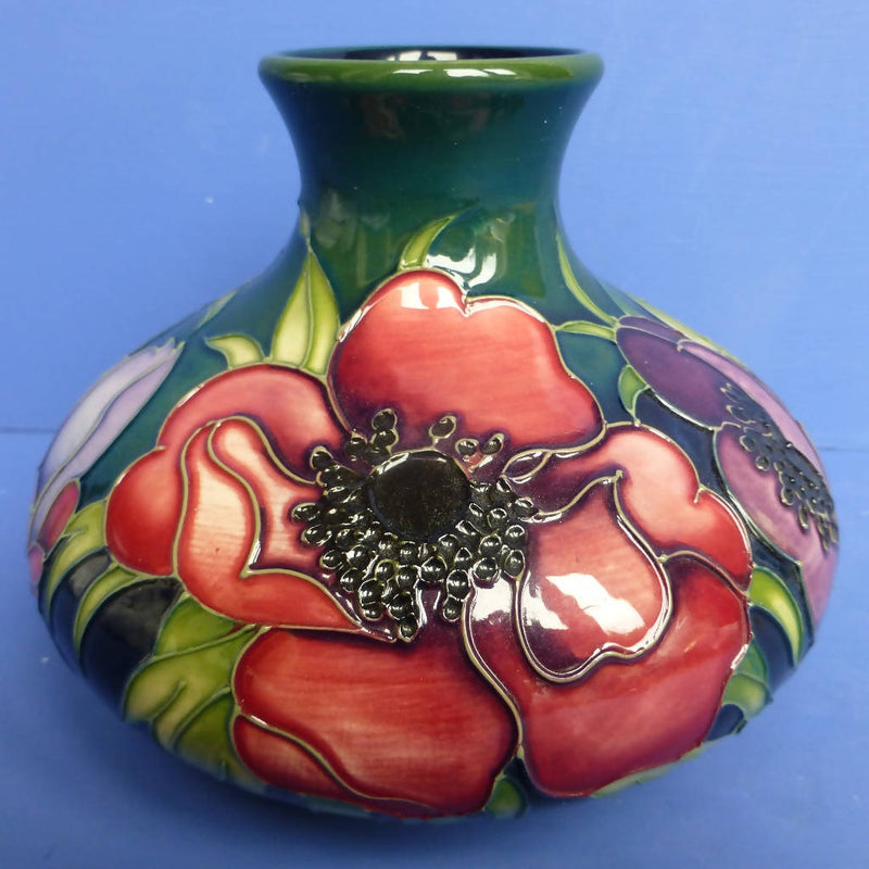 Moorcroft Tribute To Anemone Vase By Emma Bossons