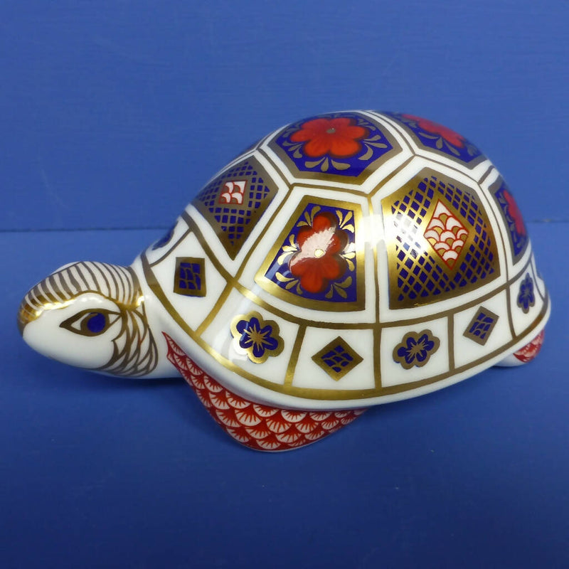 Royal Crown Derby Paperweight - Turtle