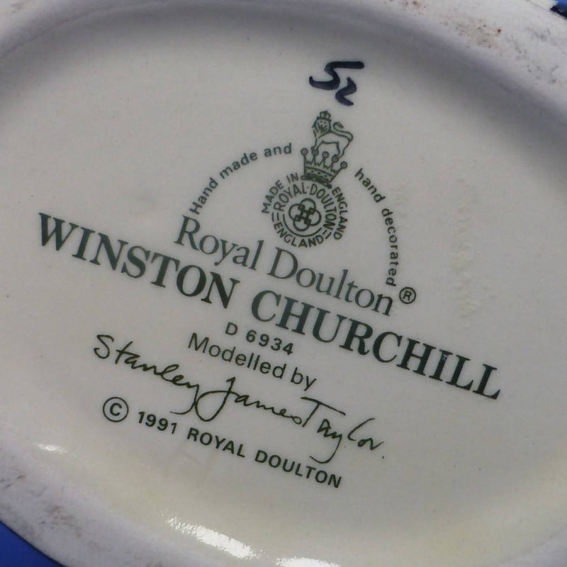 Royal Doulton Small Character Jug - Winston Churchill D6934
