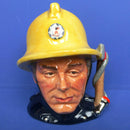 Royal Doulton Small Character Jug - The Fireman D6839