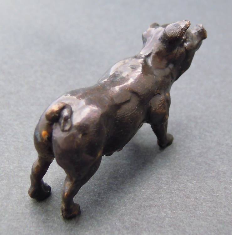 Pig - bronze sculpture by Edward Waites