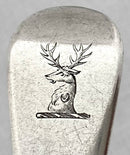 Georgian, George III, Pair of Silver Sauce Ladles. London 1814 Thomas Wallis II & Jonathan Hayne. 3 troy ounces.