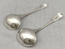 Georgian, George III, Pair of Silver Sauce Ladles. London 1813 Richard Turner. 3.4 troy ounces.