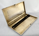 Elizabeth II, Silver Cigarette Case. London 1952 Asprey & Co Ltd. 6.9 troy ounces.