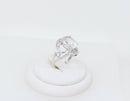 Silver & CZ Solitaire Ring