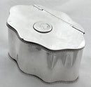 Georgian, George III, Coin Inset Old Sheffield Plate, Tea Caddy, circa 1790.