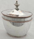 Georgian, George III, Old Sheffield Plate, Tea Caddy. Circa 1800.