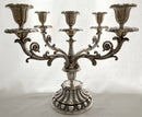 Large & Ornate Victorian Silver Plated Candelabrum