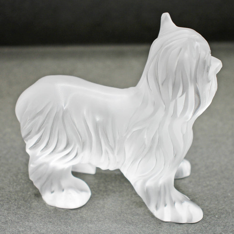 Lalique Standing Yorkshire terrier