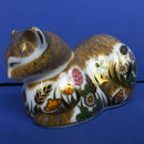 Royal Crown Derby Paperweight Cottage Garden Cat
