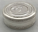 French Silver Plated Box Depicting a Nurse Attending a French Soldier of The Great War.