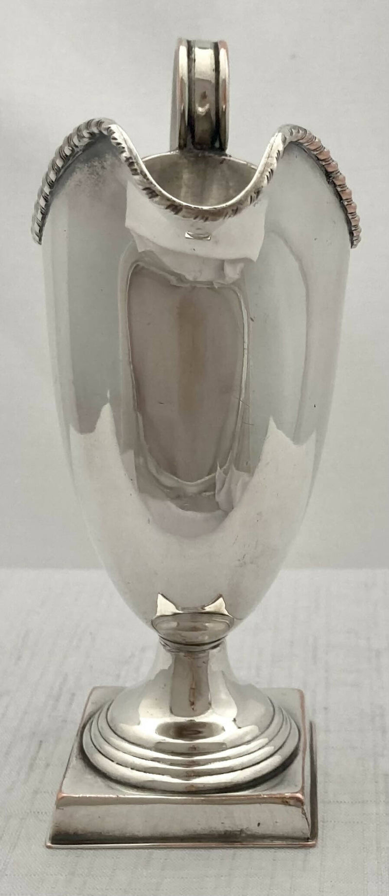 Georgian, George III, Old Sheffield Plate Helmet Shape Cream Jug, circa 1780 - 1800.