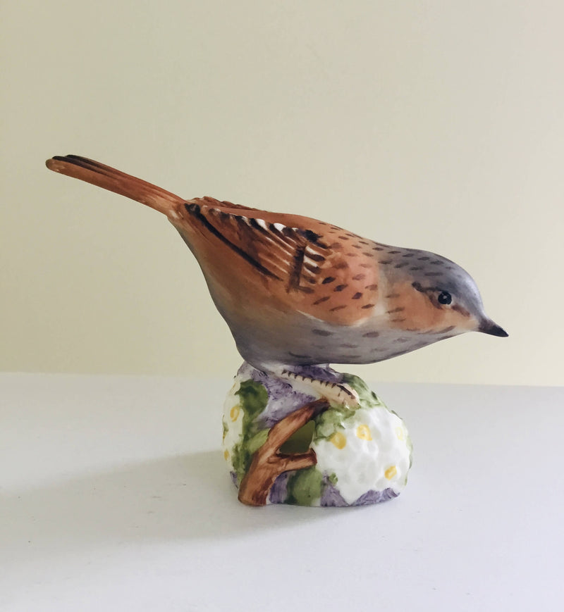 Royal Worcester Hedge Sparrow bird.