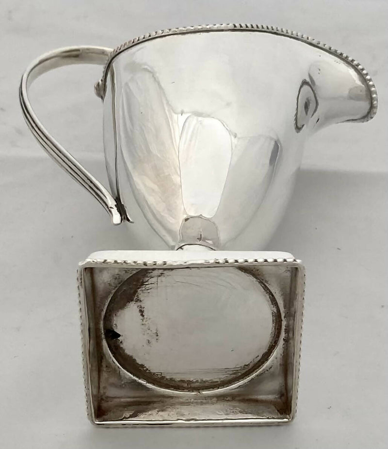 Georgian, George III, Old Sheffield Plate Helmet Shape Cream Jug, circa 1780 - 1800.