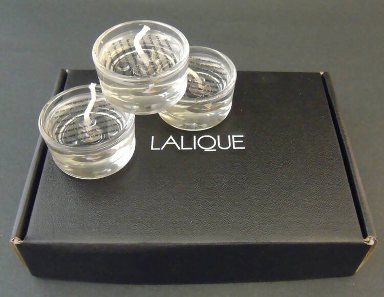 New Lalique: Six candle set