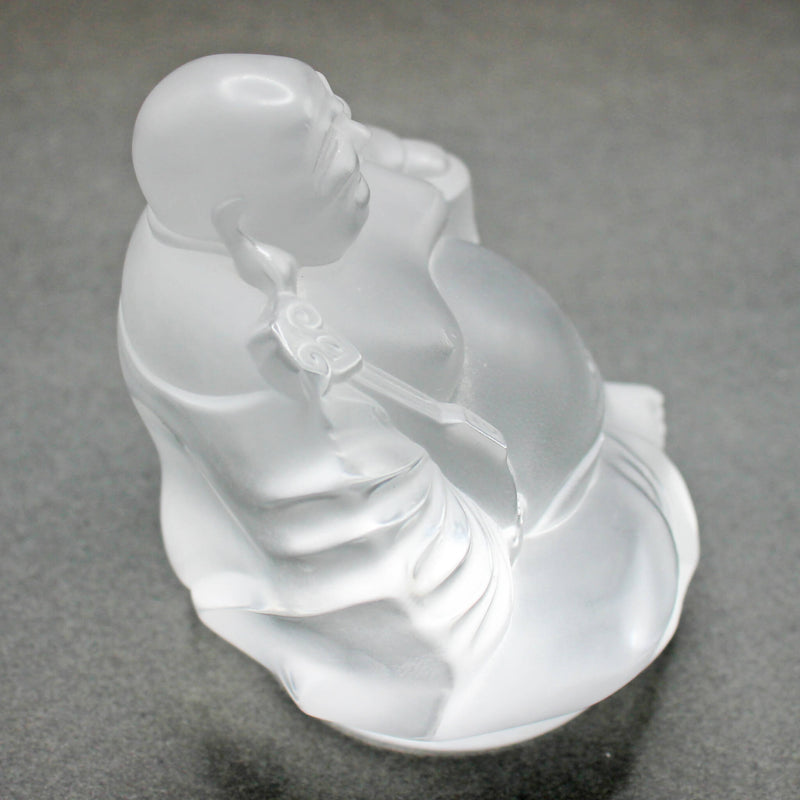 Lalique Happy Buddha sculpture/paperweight