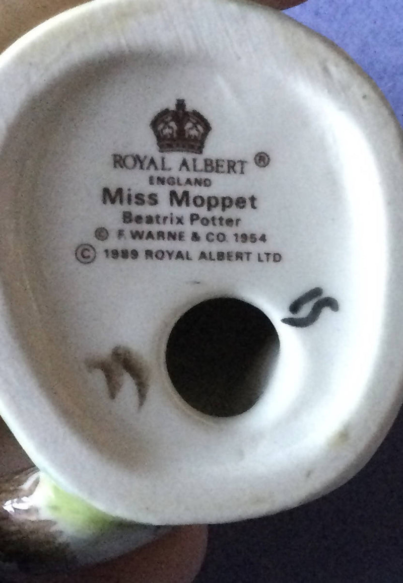 Royal Albert Miss Moppet Figure Beatrix Potter Cat Figurine Royal Albert Miss Moppet Figure Beatrix Potter Cat Figurine