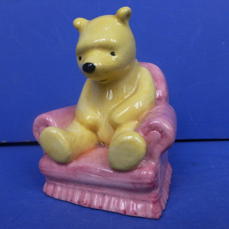 Royal Doulton Winnie the Pooh Figurine - In the Armchair - WP4 - 70th Anniversary Edition (Boxed)