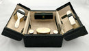 George V Morocco Leather Vanity Case with Silver Fittings. London 1913 Asprey & Co. Ltd.