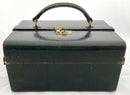 George V Morocco Leather Vanity Case with Silver Fittings. London 1913 Asprey & Co. Ltd.