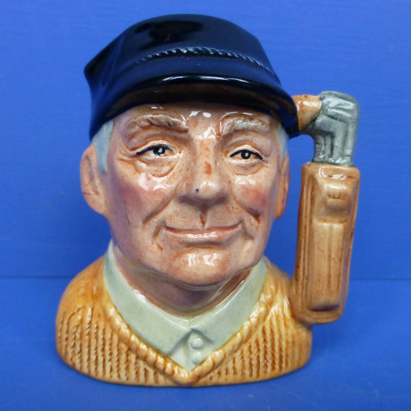 Royal Doulton Miniature Character Jug - Golfer D6757