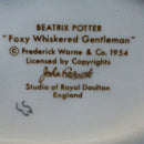 Beswick Beatrix Potter Figurine - Foxy Whiskered Gentleman (Signature Backstamp) BP4