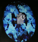 New Esprito Santo Aquamarine & White Cambodian Zircon Halo Sterling Silver ring - S