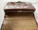 Edwardian Silver & Leather Purse. London 1905/06 De La Rue Ltd.