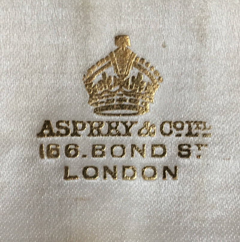 George V Asprey cased set of twelve silver coffee bean spoons. Sheffield 1911 Asprey and Co. Ltd.