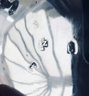 Georgian, early George III, pair of silver salts. London 1764 IS & AN. 3.4 troy ounces.