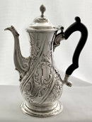 Georgian, George III, Silver Coffee Pot. London 1769 Francis Crump. 15.8 troy ounces.