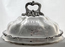 Georgian Old Sheffield Plate Armorial Meat Dome. Arms of Wheeler & Ray. Roberts, Smith & Co. Sheffield, circa 1830.