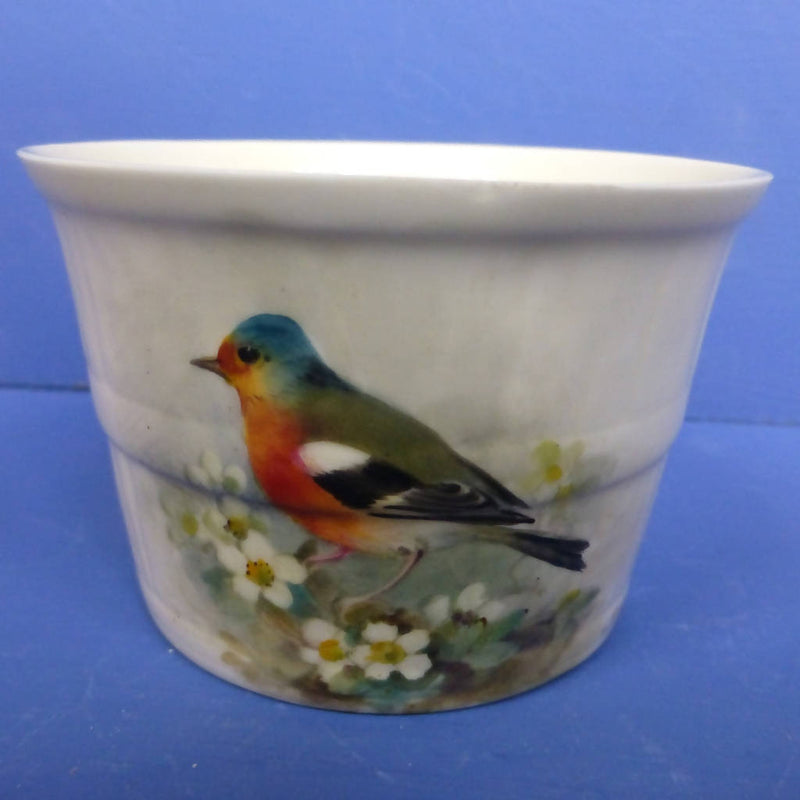 Royal Worcester Barrel Dish Chaffinch Signed By William Powell C1929
