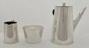 Asprey Silver Plated Bachelor Coffee Set.