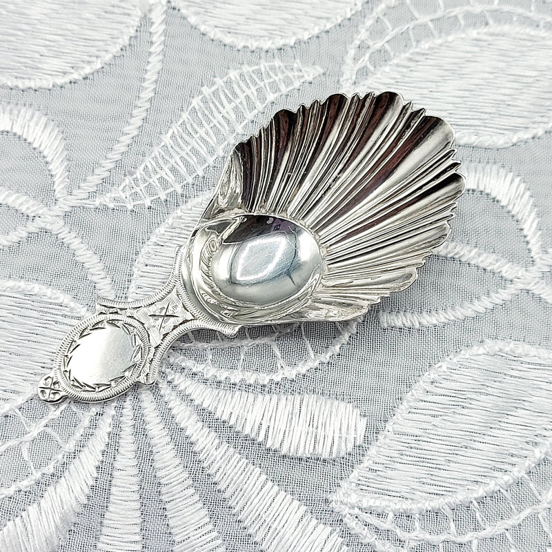 Stunning 1922 Silver Caddy Spoon