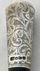 Victorian Silver Mounted Baton. Chester 1892 William Williams.