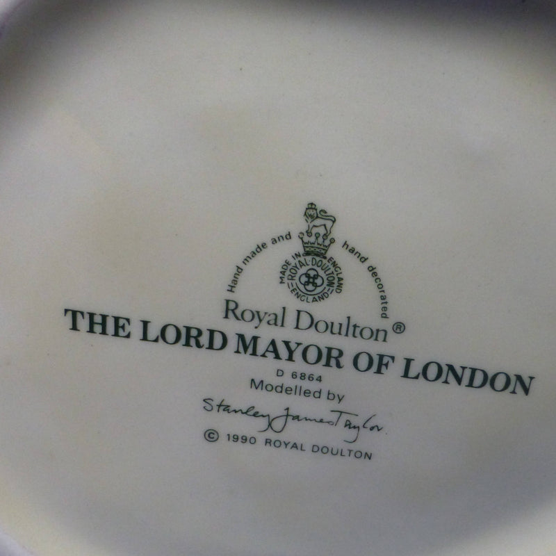 Royal Doulton Large Character Jug Lord Mayor of London D6864