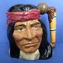 Royal Doulton Wild West Collection Character Jug Geronimo D6733