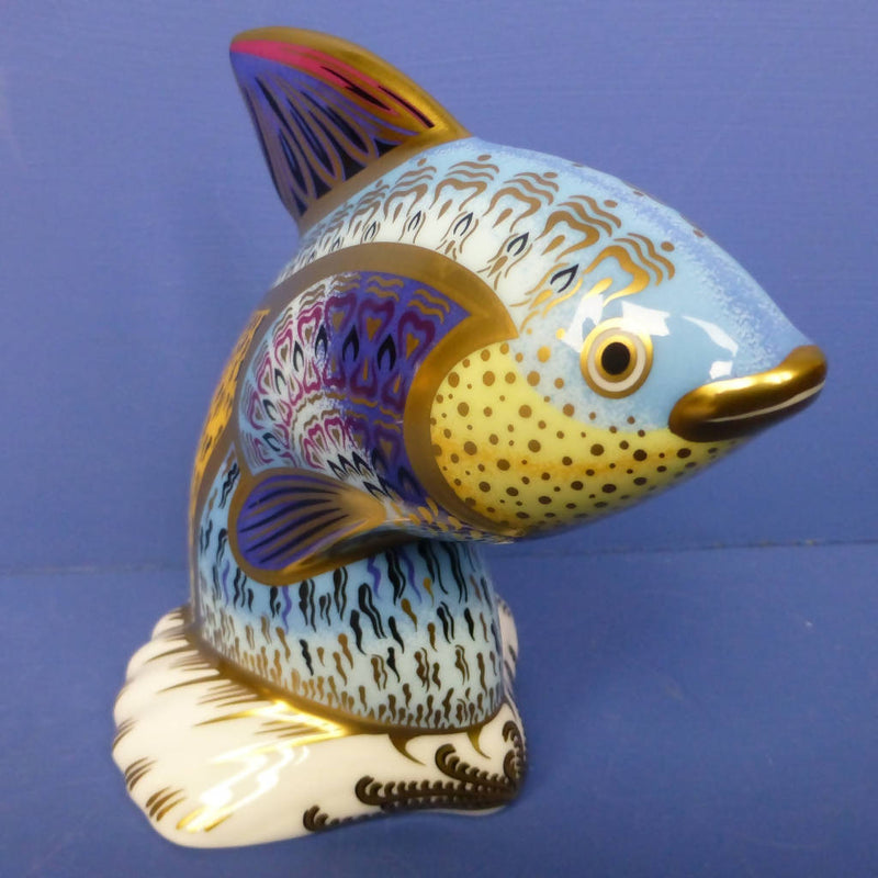 Royal Crown Derby Limited Edition Paperweight Guppy Fish