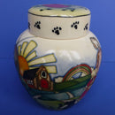 Moorcroft Limited Edition Ginger Jar - Daddy Wouldn't Buy Me A Bow Wow By Nicola Slaney