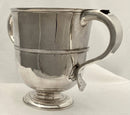George II Twin Handled Pedestal Silver Cup. London 1734 Richard Burcombe. 15.7 troy ounces.