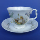 Royal Albert Beatrix Potter Teacup and Saucer - Jeremy Fisher