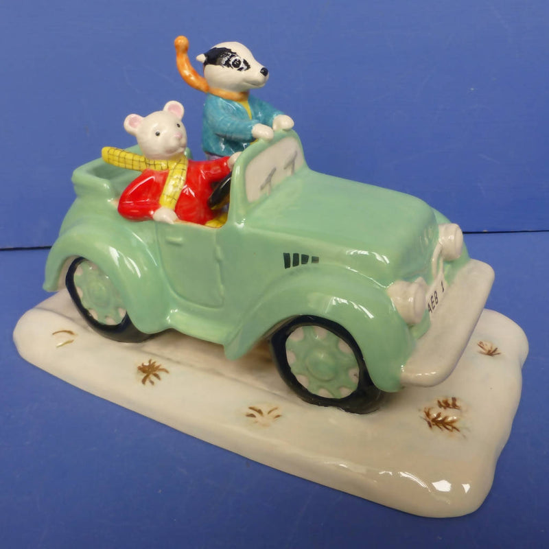 Royal Doulton Limited Edition Rupert The Bear Figurine - Rupert, Bill and The Mysterious Car (Boxed)