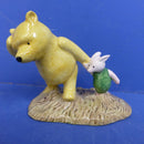 Royal Doulton Winnie The Pooh Figurine Pooh and Piglet The Windy Day WP2 (70th Anniversary Backstamp) (Boxed)